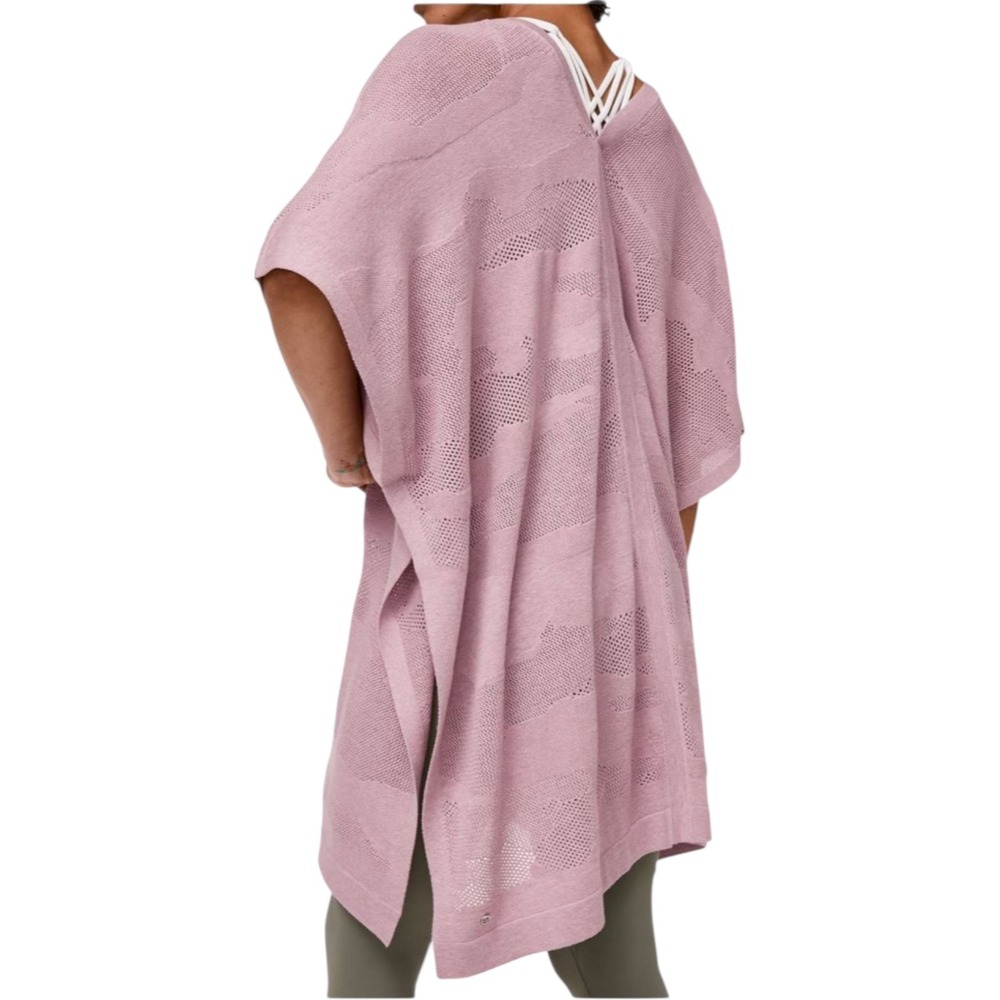 Lululemon Find Your Light Wrap Sweater Heathered Vintage Mauve One Size